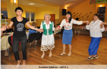 Uczestnicy Festiwalu Folkloru na parkiecie 2014 rok