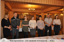 Przyjecie nowych czlonkow do Stowarzyszenia Nadzieja podczas walnego zebrania 2018 rok