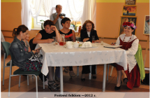 Czlonkowie Stowarzyszenia Nadzieja podczas Festiwalu Folkloru 2012 rok