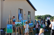 Publiczność pleneru malarskiego 